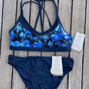 Women's Blue Swim Set